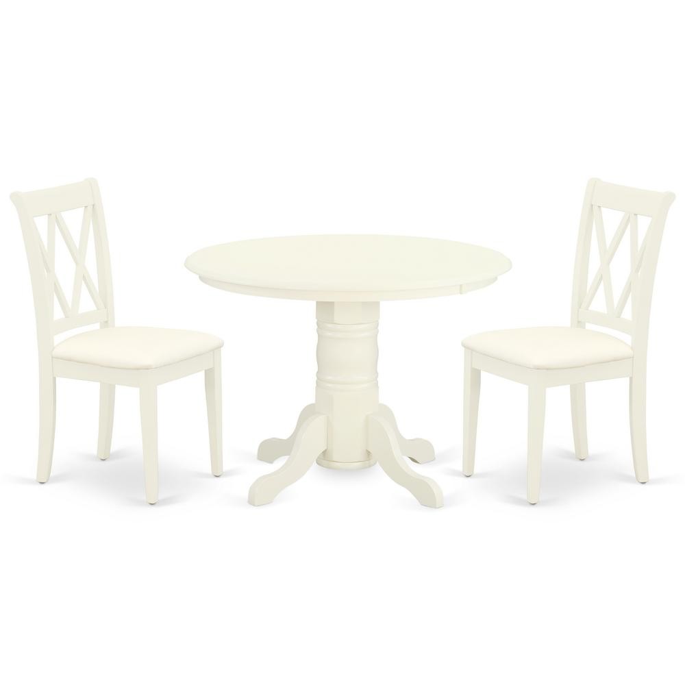 Dining Room Set Linen White, SHCL3-WHI-C