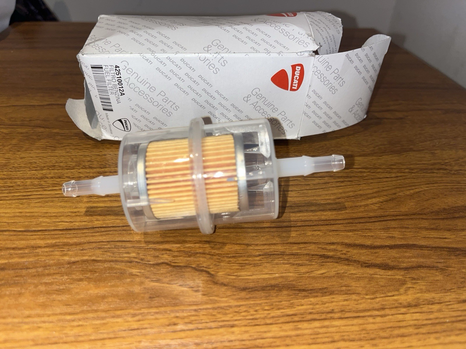 GENUINE OEM DUCATI FUEL FILTER - 42510012A