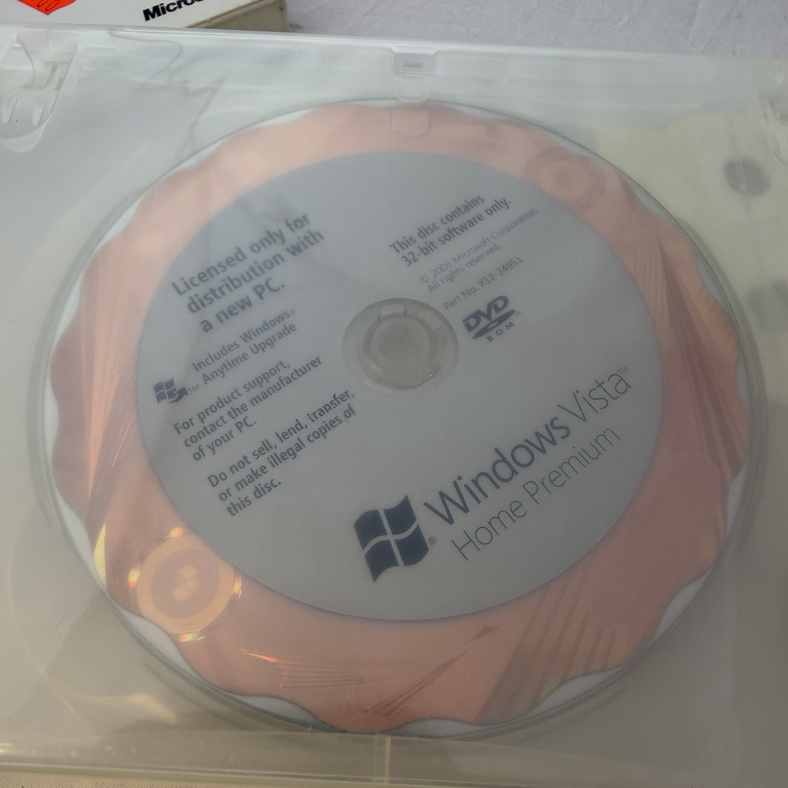 (NEW) OEM Microsoft Windows Vista Home Premium 32Bit New Genuine System Builder
