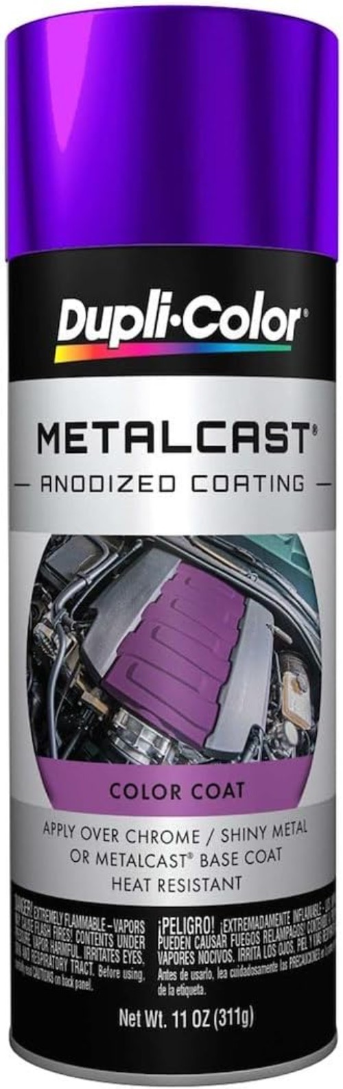 Fast-Drying 11oz Purple Anodized Automotive Spray - Easy Application & Coverage