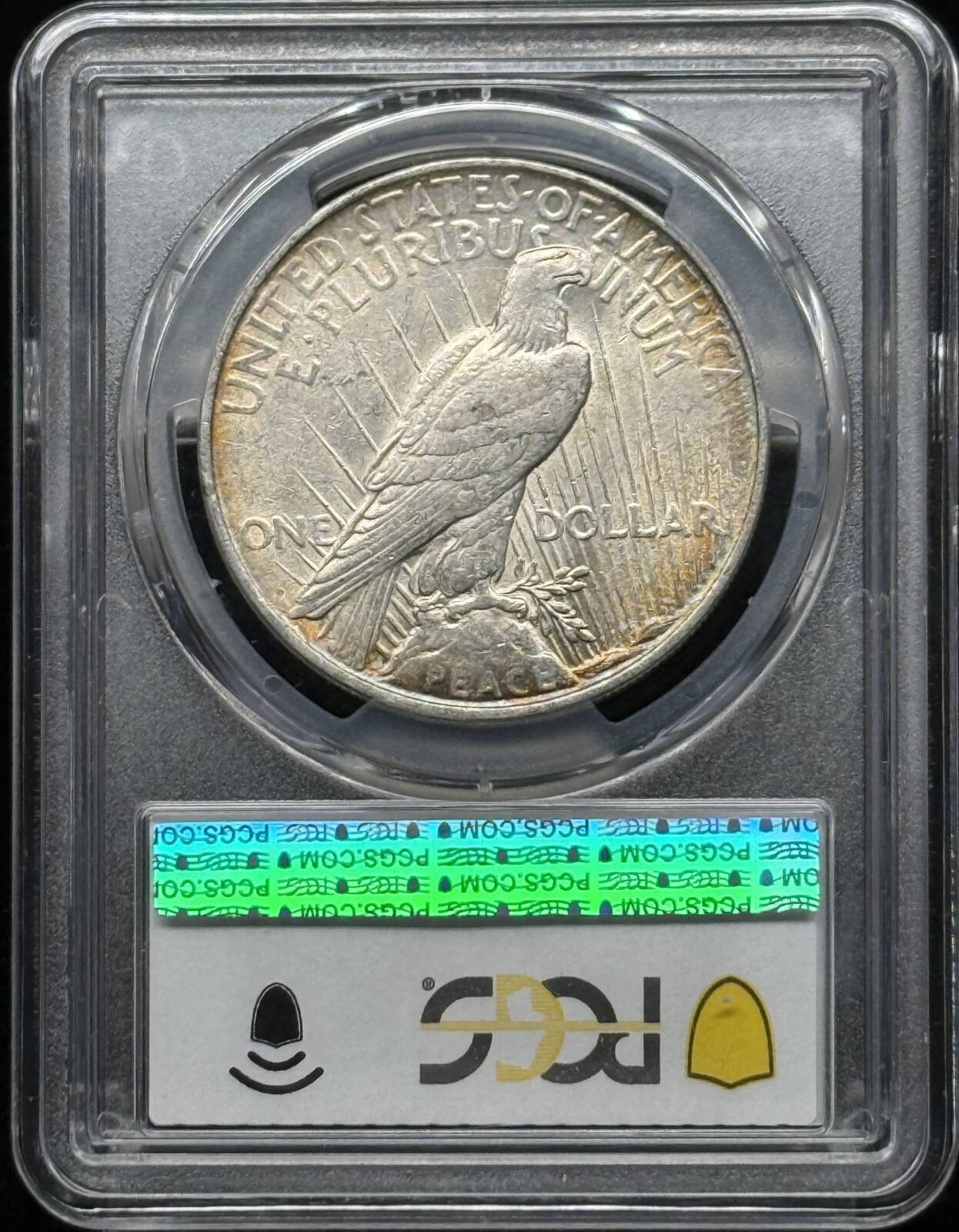 1922 D Peace Silver Dollar PCGS AU-58
