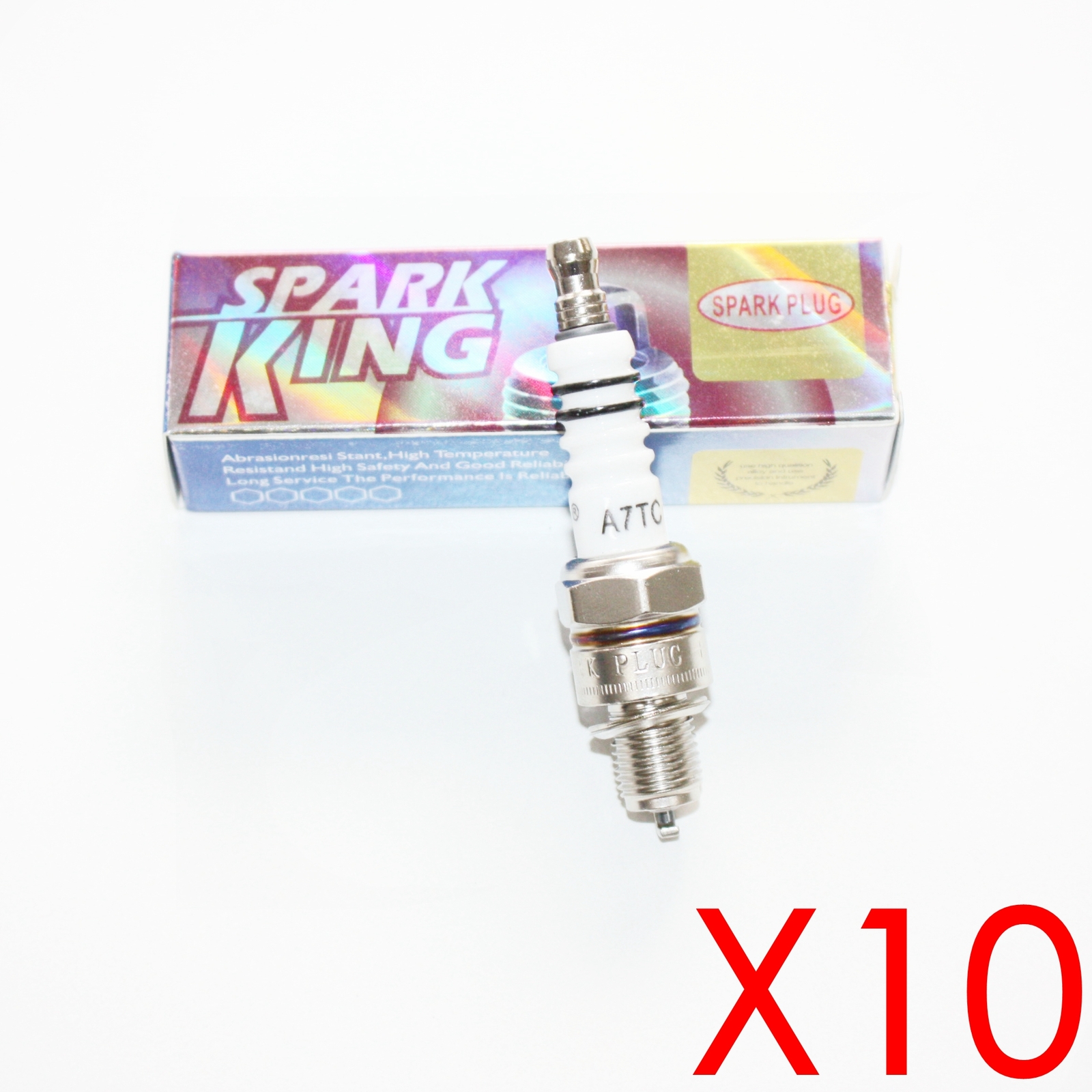 10X LG A7TC Spark Plug 110cc 125cc 140cc PIT PRO Trail Quad Dirt Bike ATV Buggy
