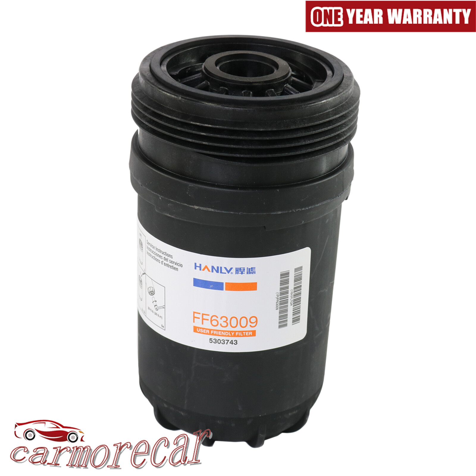 Fleetguard FF63054NN Fuel Filter Replace FF63009 FF63054NN Pack of 6