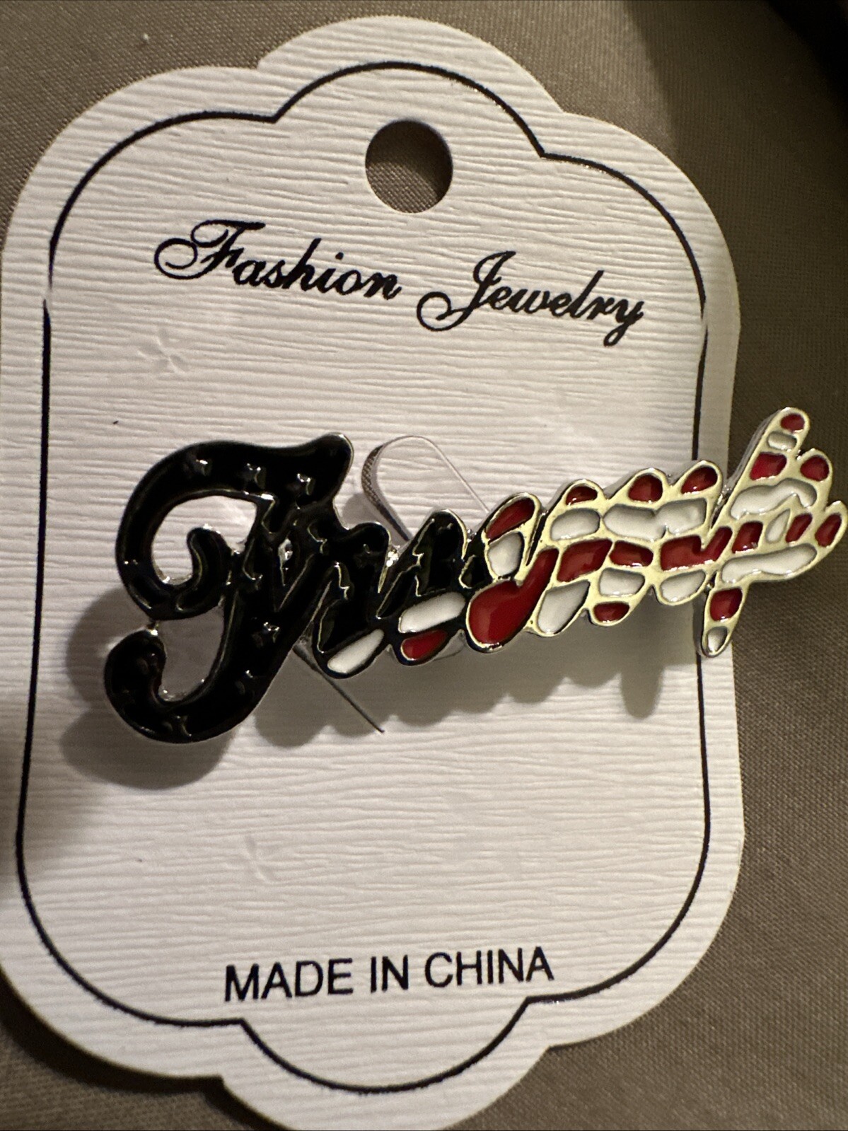 TRUMP Letters Pin