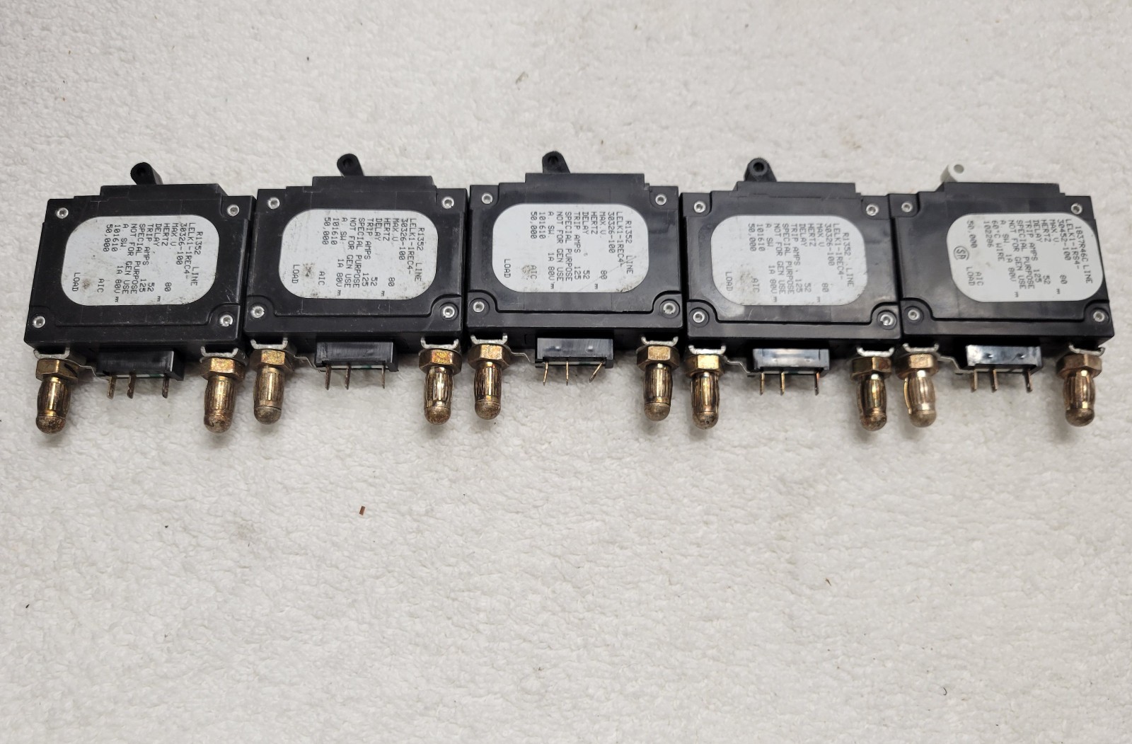 Airpax 100 Amp Circuit Breaker LELK1-1REC4-30326-100  -LOT OF 5 UNITS-