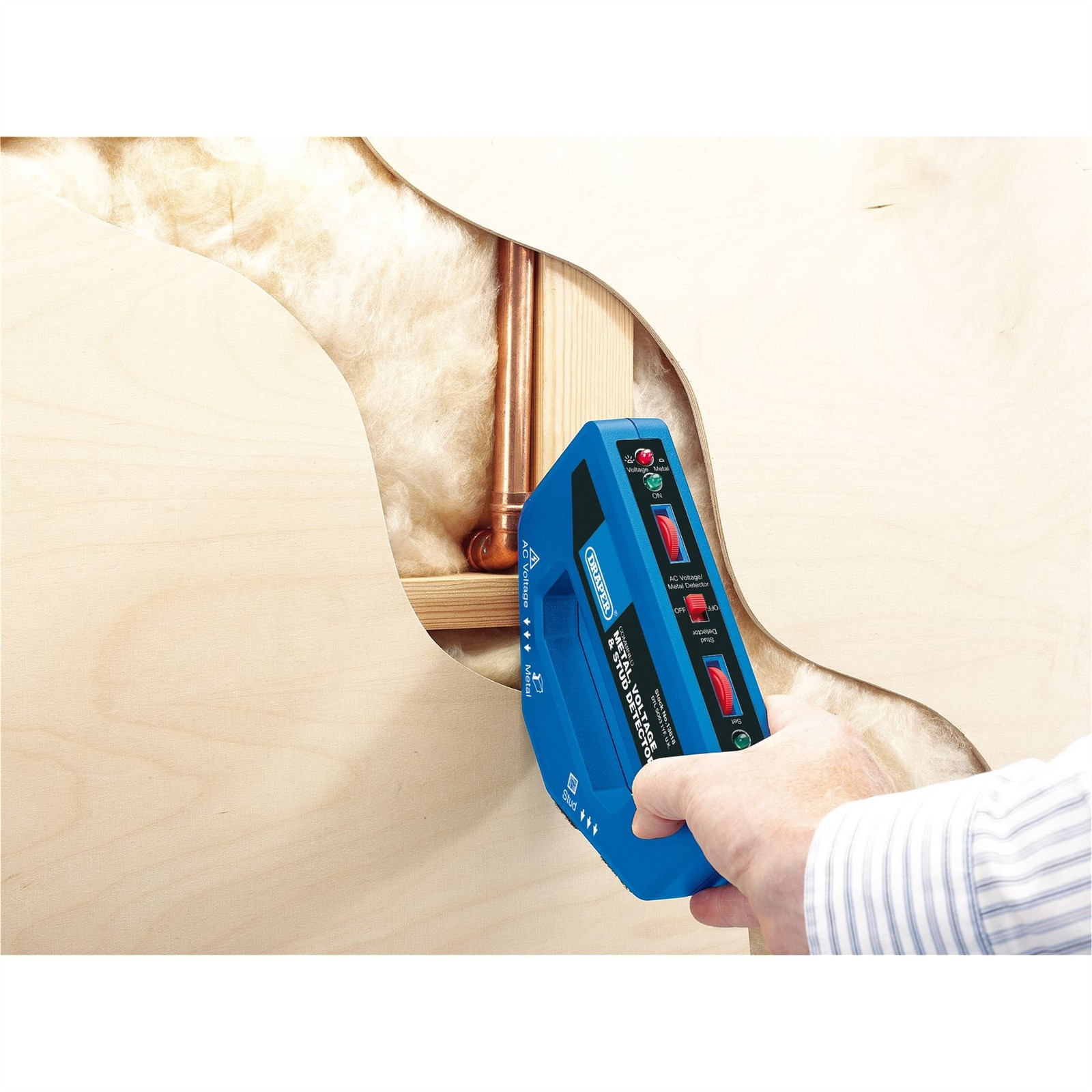 Draper 13818 Combined Metal Voltage and Stud Detector