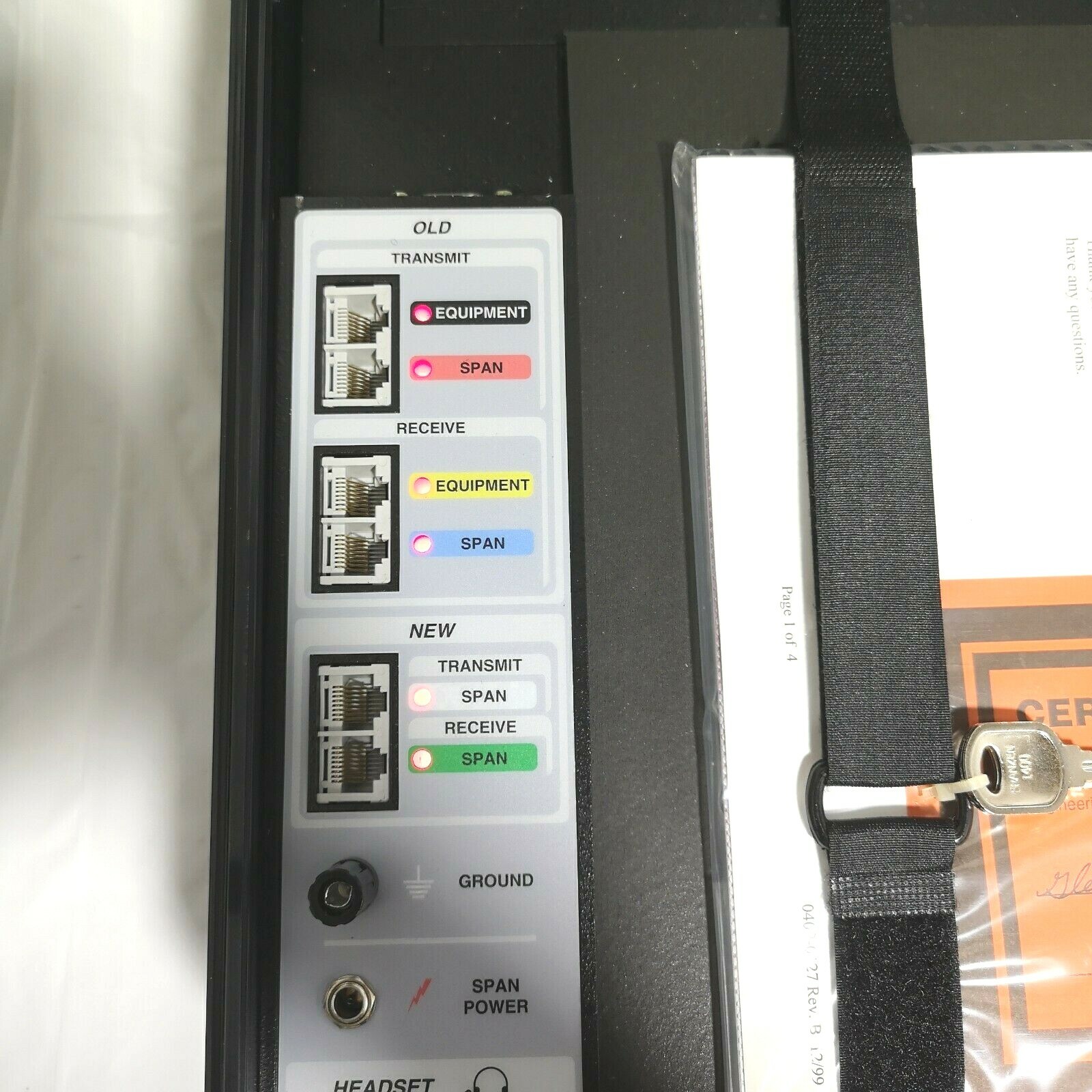 Industrial Technology Throwmaster 409 System Transfer Set Power Tested USED.