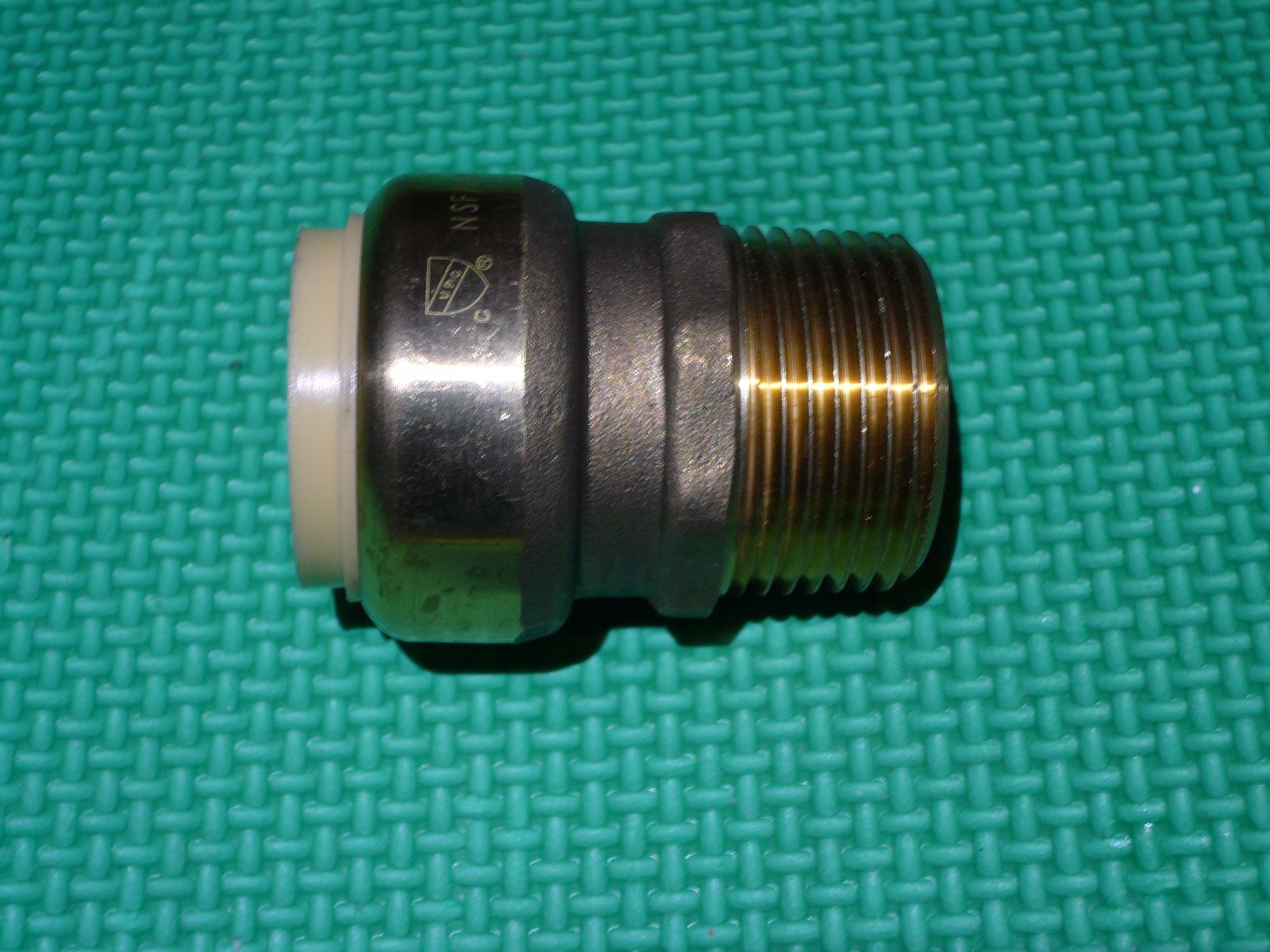 6 piece 1" X 1" MNPT MALE THREADED ADAPTER SHARKBITE STYLE PUSH FIT