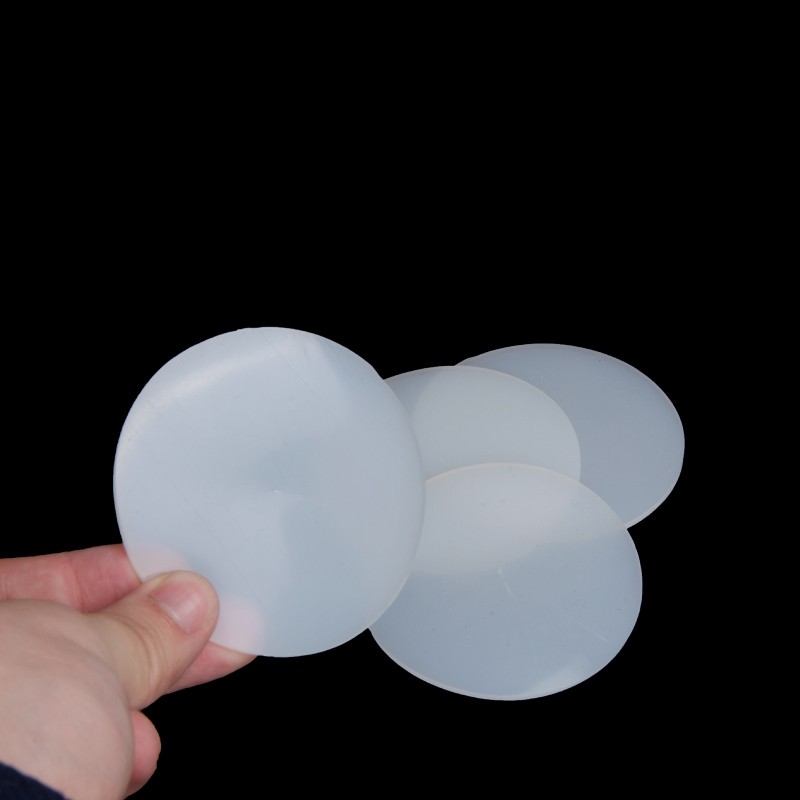 Round Silicone Mat Sheet High-temp Resistant Rubber Disc Shock absorption Pad