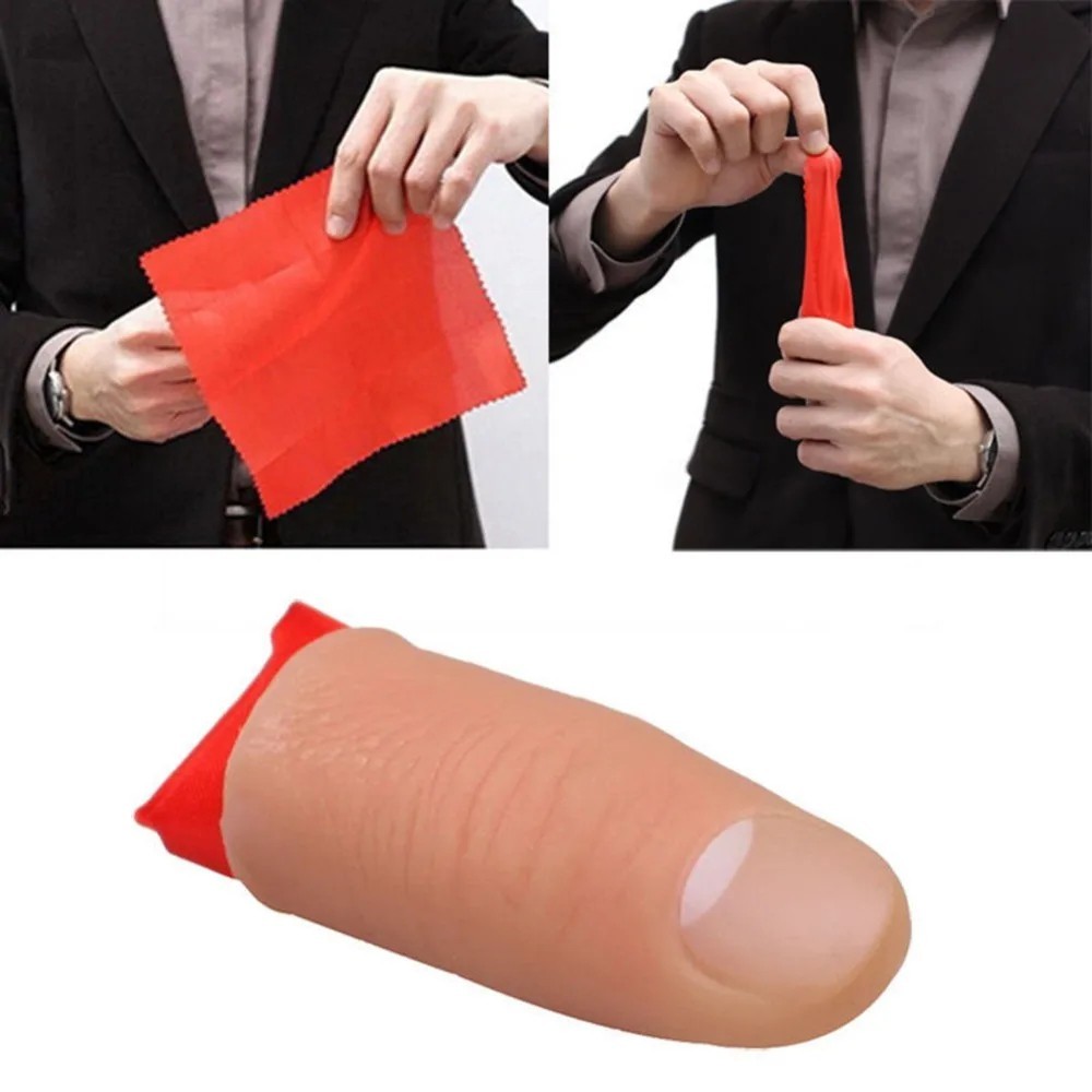 Thumb Tip Magic Fake Thumb Magicians Rubber Thumb Vanish Tricks Close Up UK