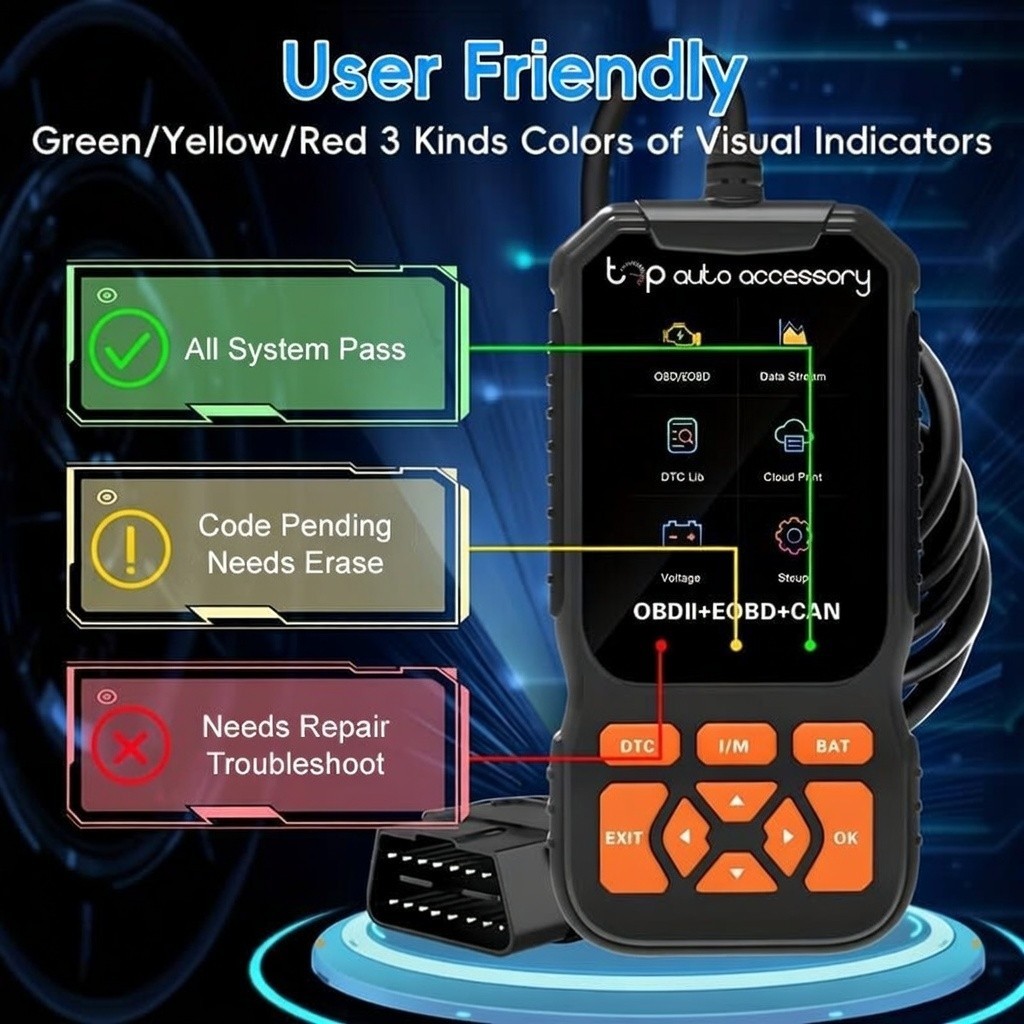 OBD2 Diagnostic Scanner Tool OBDII Fault Code Reader for Mazda CX Models