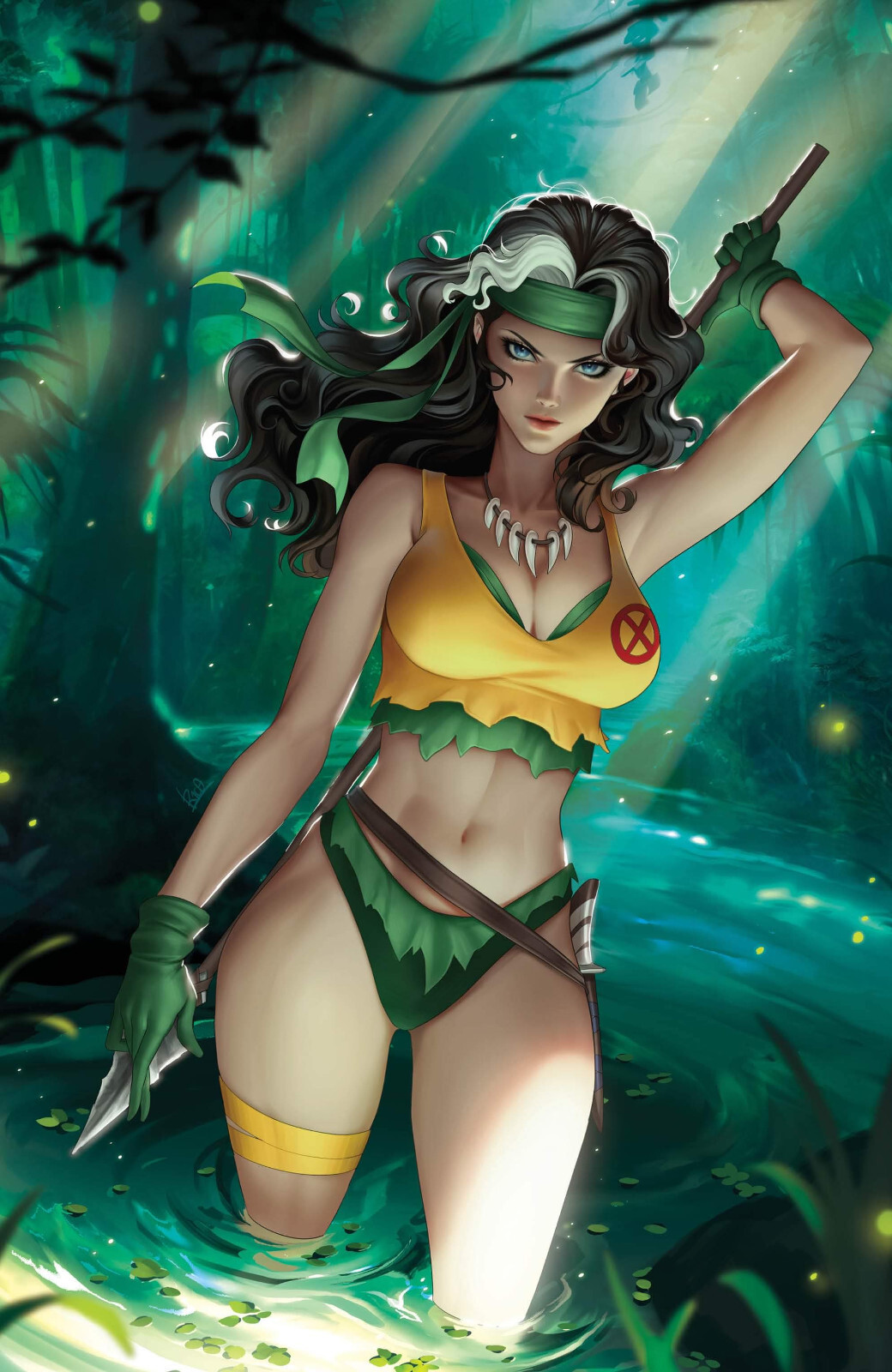 ROGUE & GAMBIT #5 (R1C0 EXCLUSIVE ROGUE SAVAGE LAND VIRGIN VARIANT) ~ Marvel