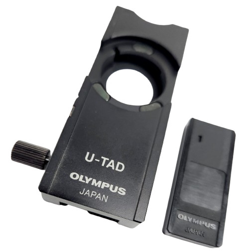 Olympus U-TAD BX CX Microscope Compensator Adapter w/Blank Plate
