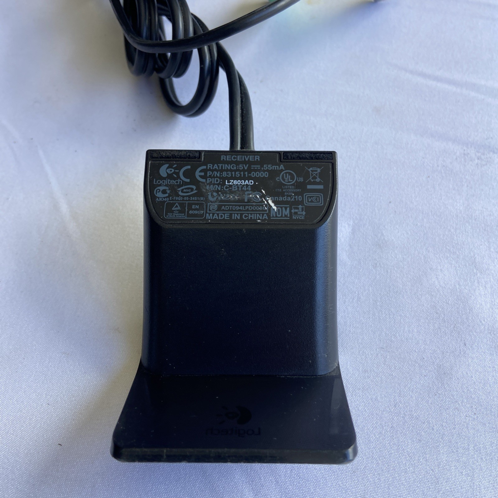 Logitech - C-BT44 - 810-000908 Wireless USB Receiver Only For Mouse & Keyboard