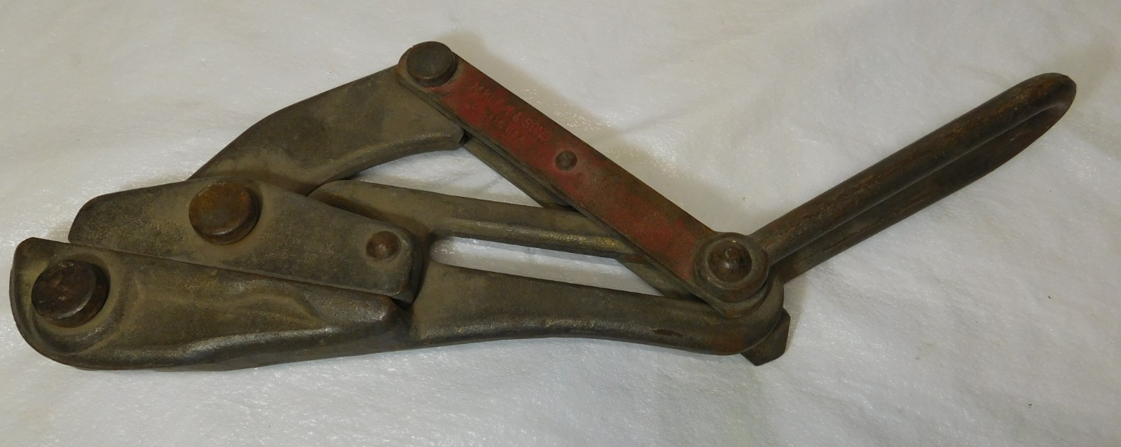 Klein Tools Grip Bare Wire Rope Cable .55"-.16" Dia  Puller - 8000lb 1628-5B
