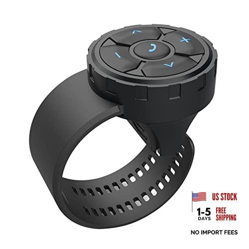 Bluetooth Media Button Steering Wheel Wireless Remote Control for Car Bike
