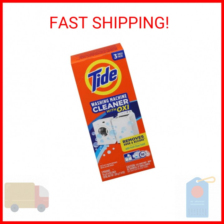 Washing Machine Cleaner by Tide, Washer Machine Cleaner with Oxi for Front and T