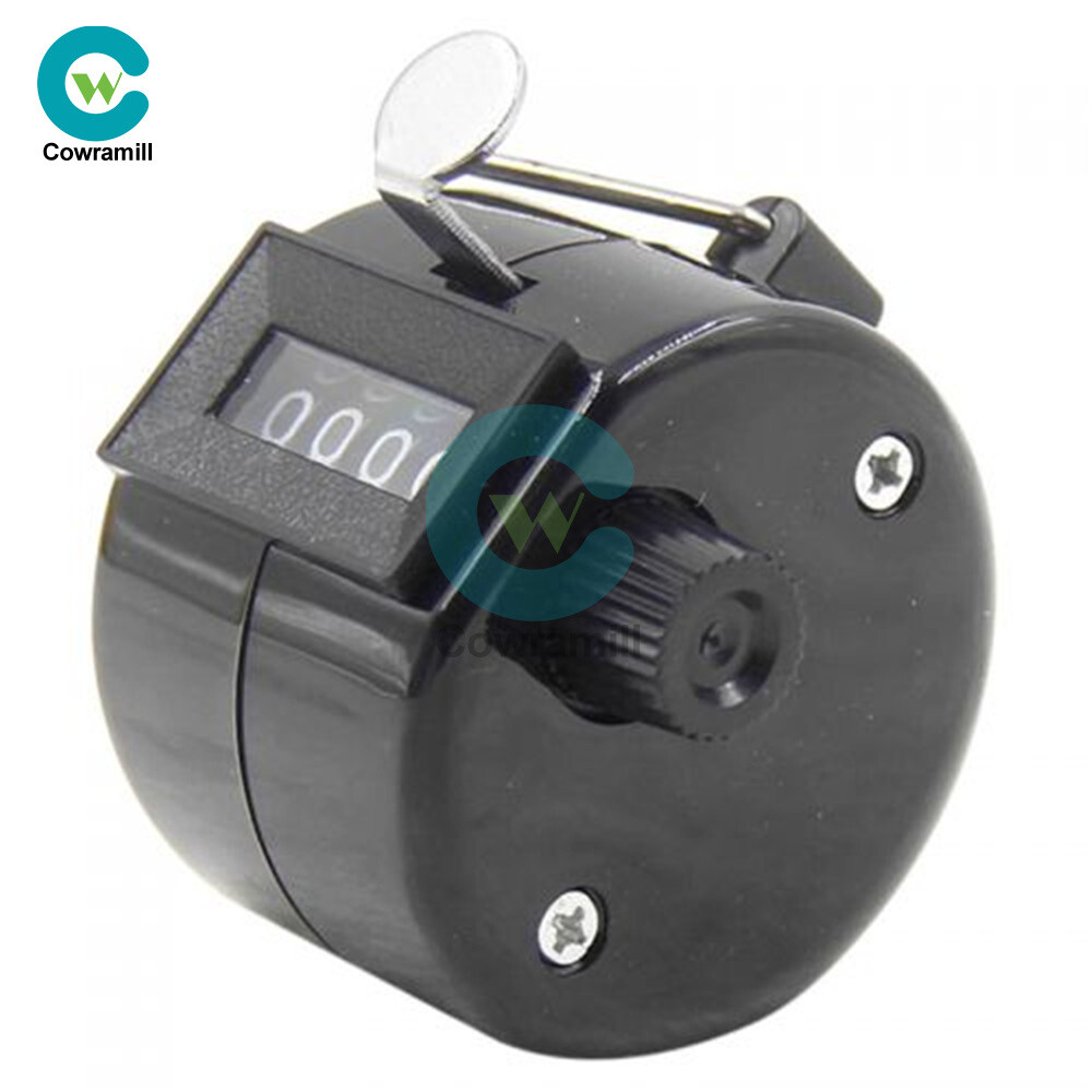 Handheld Mechanical Tally Counter Hand Held 4 Digit Counting Handy Convenient