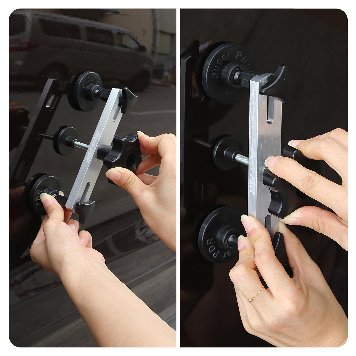 PDR Car Body Glue Puller Tabs Pulling Paintless Dent Repair Removal Tool Kit US