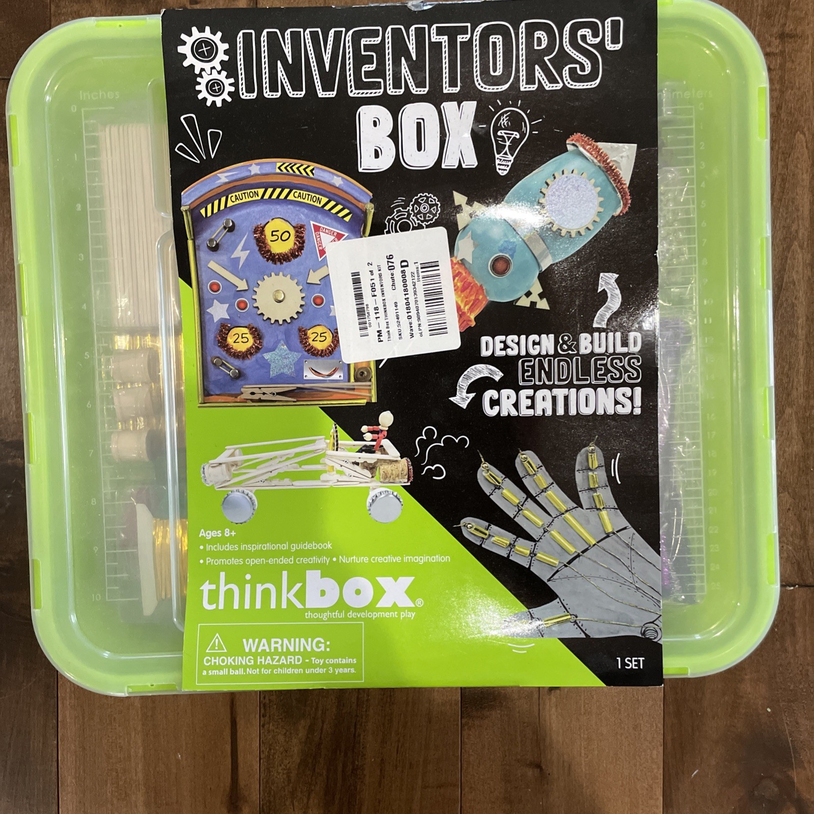 NEW! Think Box Inventors Box Craft Kit Design & Build Endless Creations Toy Gift