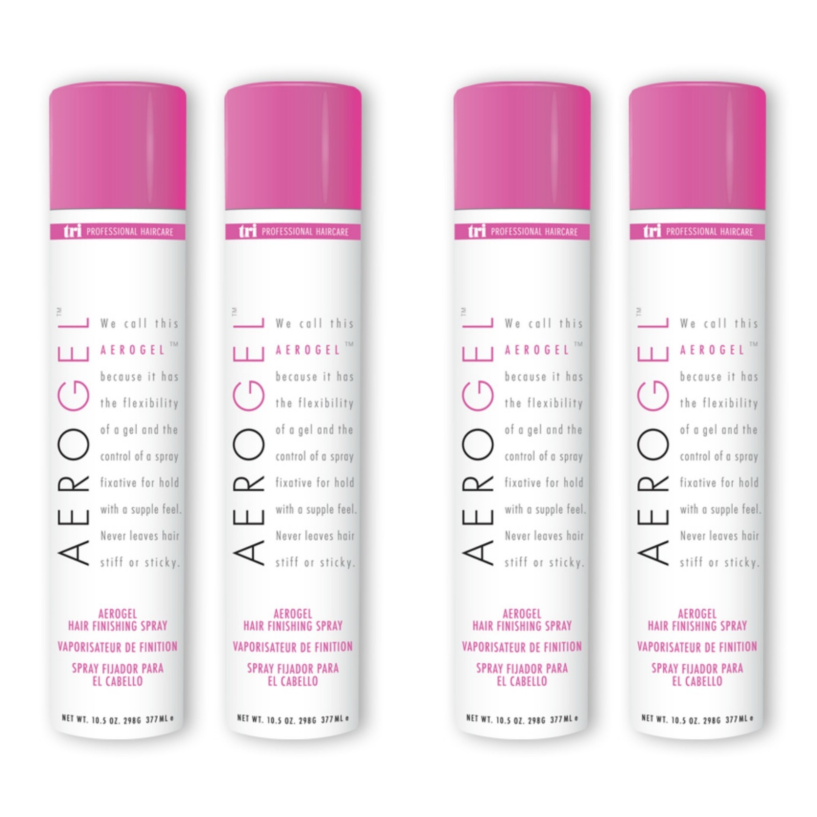 TRI Hair Care Aerogel Hair Spray 10.5 oz. 4 pack! Brand New! FAST FREE Shipping!