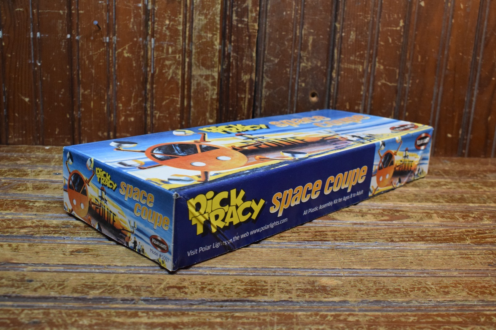 POLAR LIGHTS DICK TRACY SPACE COUPE MODEL KIT COMPLETE OPENED BOX INSTRUCTIONS