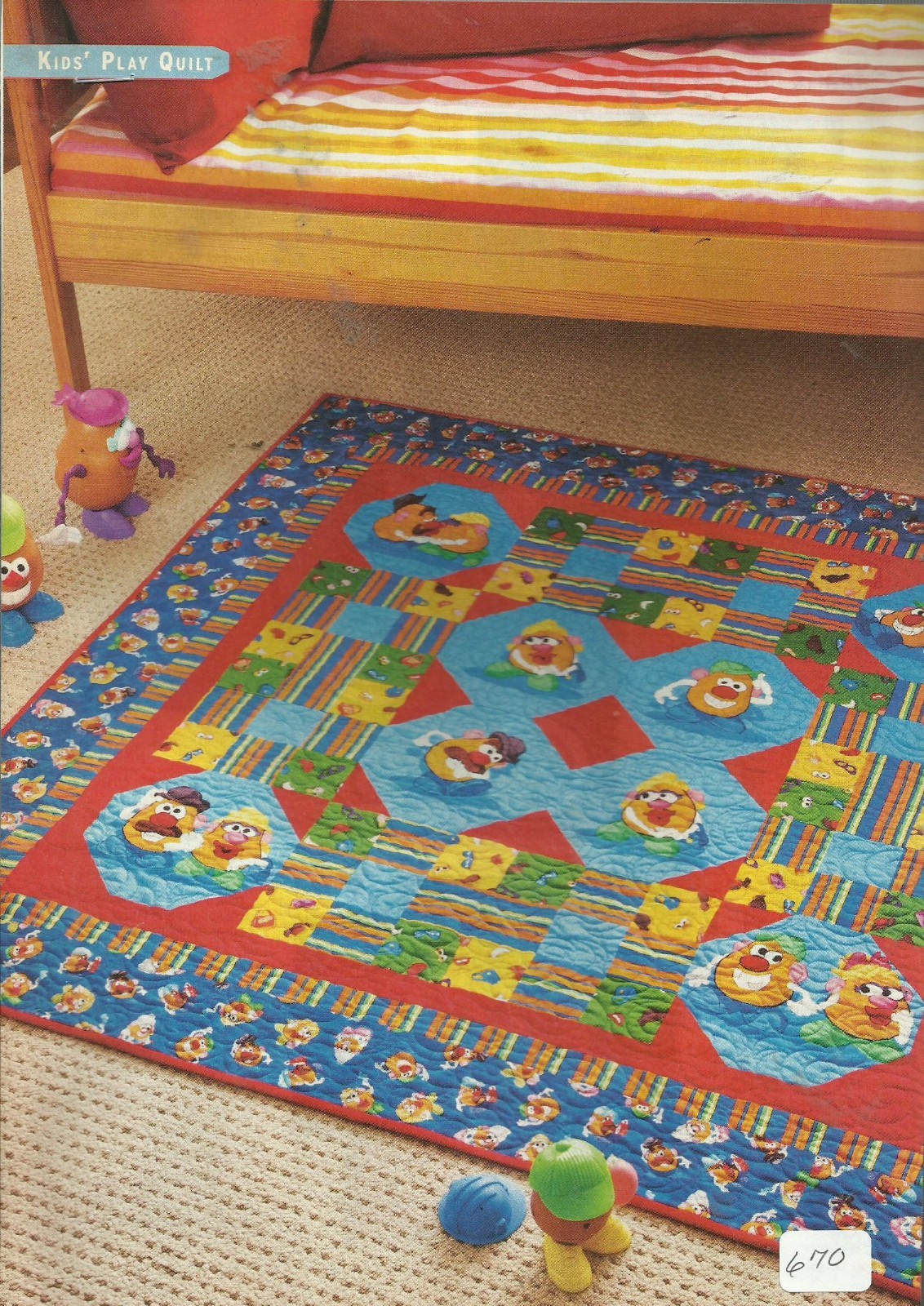A0149  SPUD BUDDIES KIDS' QUILT PATTERN/INSTRUCTIONS