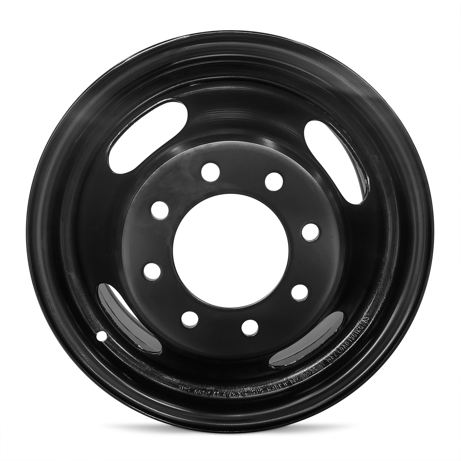 New Wheel For 2001-2007 Chevrolet Silverado 3500 16 Inch Black Steel Rim