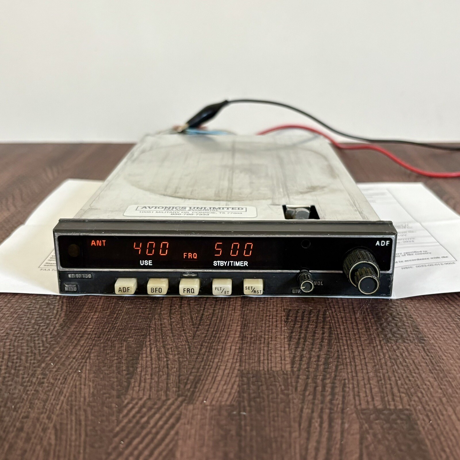 King KR 87 ADF Receiver 066-1072-00 with FAA 8130-3 Form