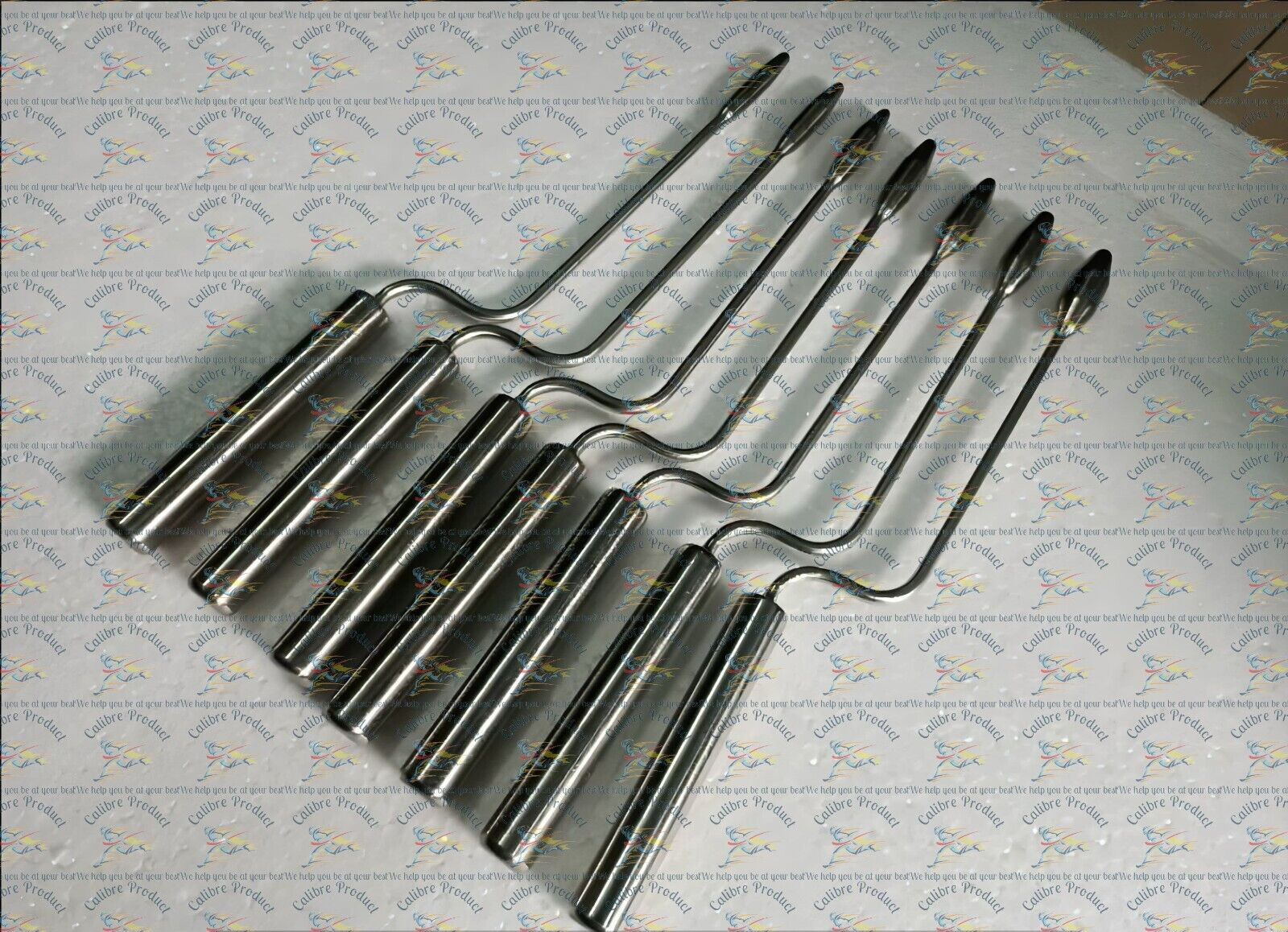 Urethral Brooks Dilator Set Of 7 Urethroplasty Surgical Instruments 8mm To 14mm