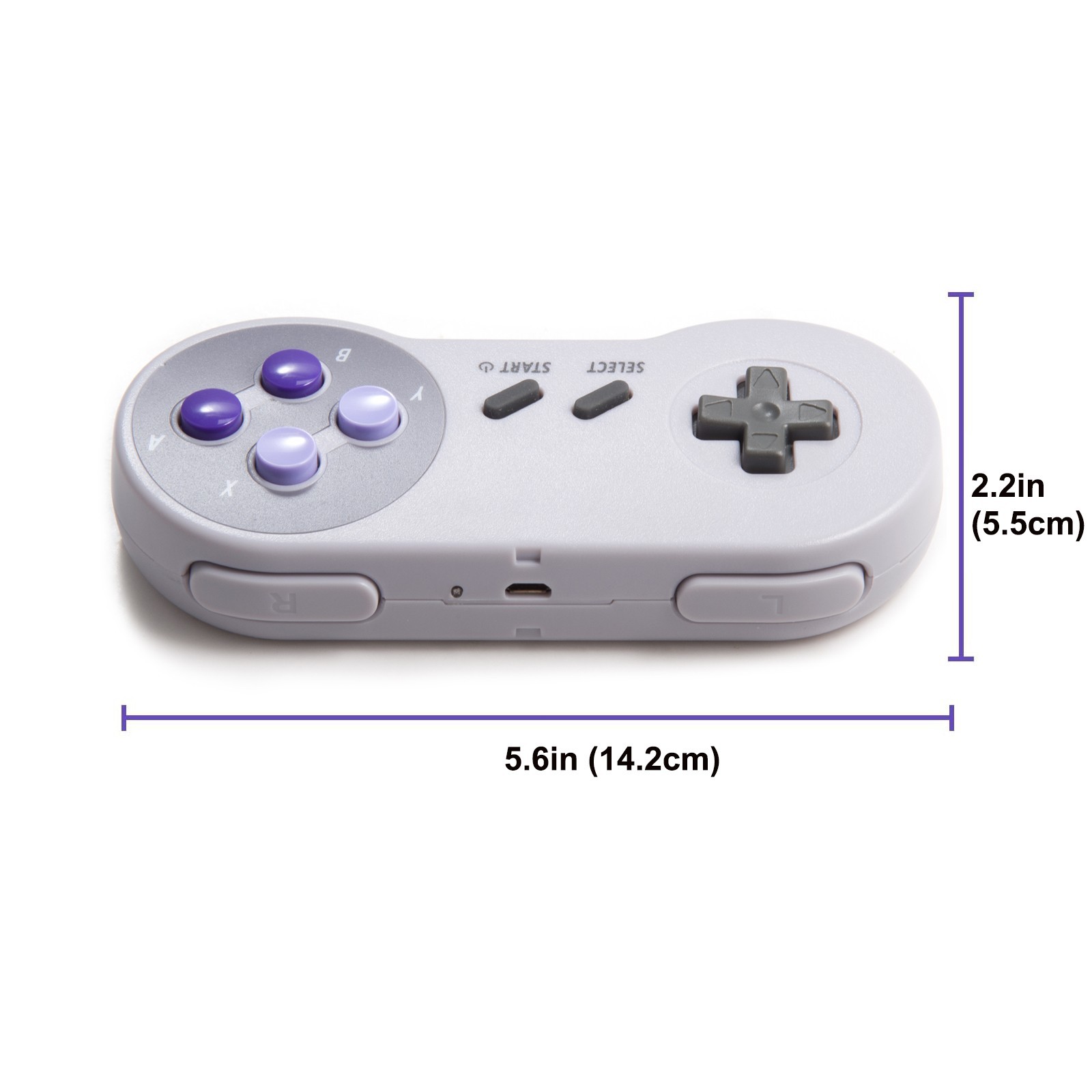 Wireless USB SNES Controller Gamepad For PC Windows MAC Linux Raspberry Pi, 2PCS
