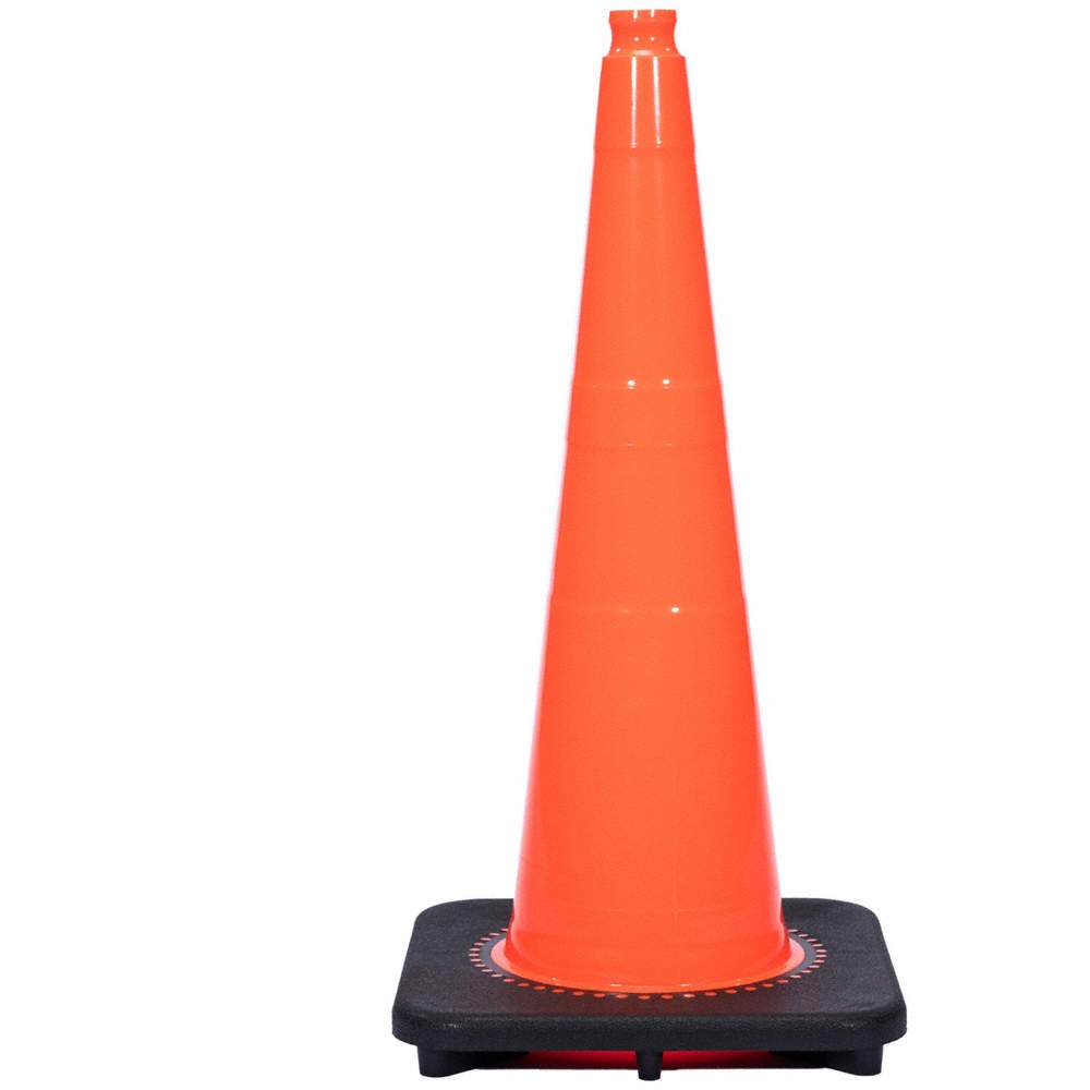 GRAINGER APPROVED RS70032S Traffic Cone,7 lb.,Orange Cone Color 53WN65