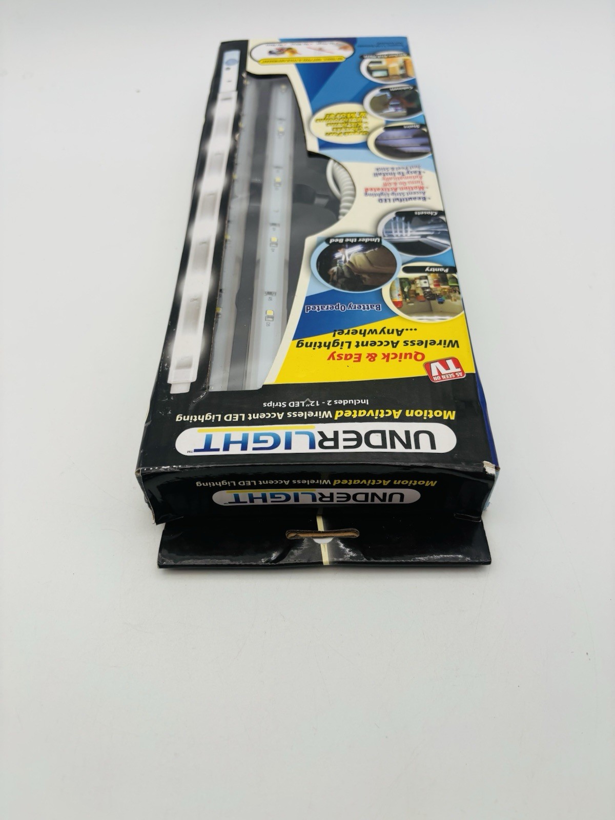 Underlight - Wireless Motion Activated Accent Lighting, 2-Pack, 12" LED Strips
