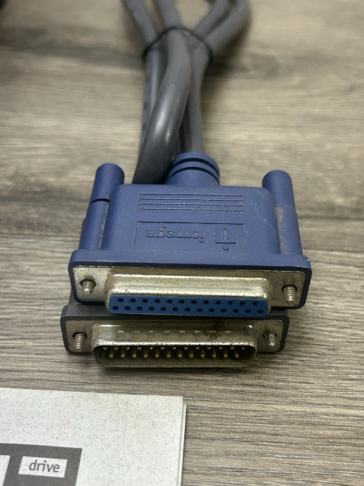 Iomega Zip 100MB External Disk Drive With Parallel Port Cables PC No Software
