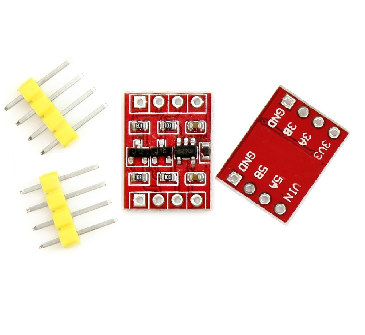 5 PCS 2-CH I2C IIC Logic Level Converter Module Bi-Directional for Arduino 5V-3V