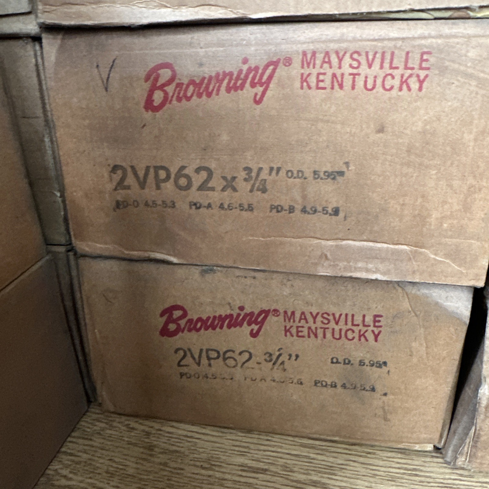 2VP62 X 3/4” Browning Multi Variable Pitch Sheave