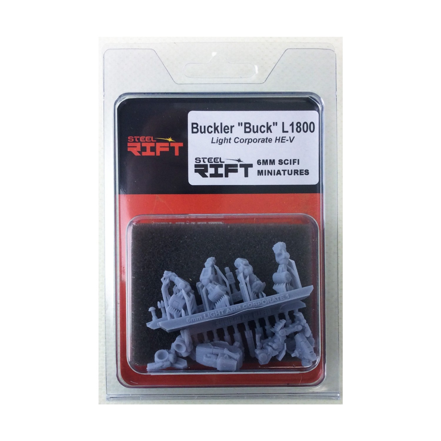 Death Ray Desig Sci-Fi Mini 6  Buckler "Buck" L1800 - Light Corporate  Pack New