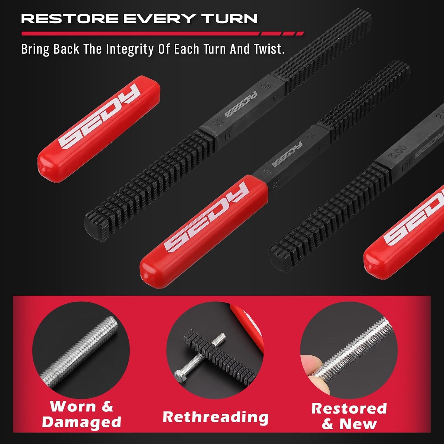 Thread Repair Thread Chaser Tool Set