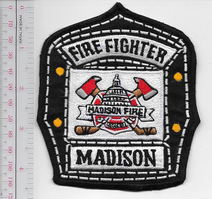 Madison Fire Department Firefighters Ice Hockey Club Crest lg NO TARIFF