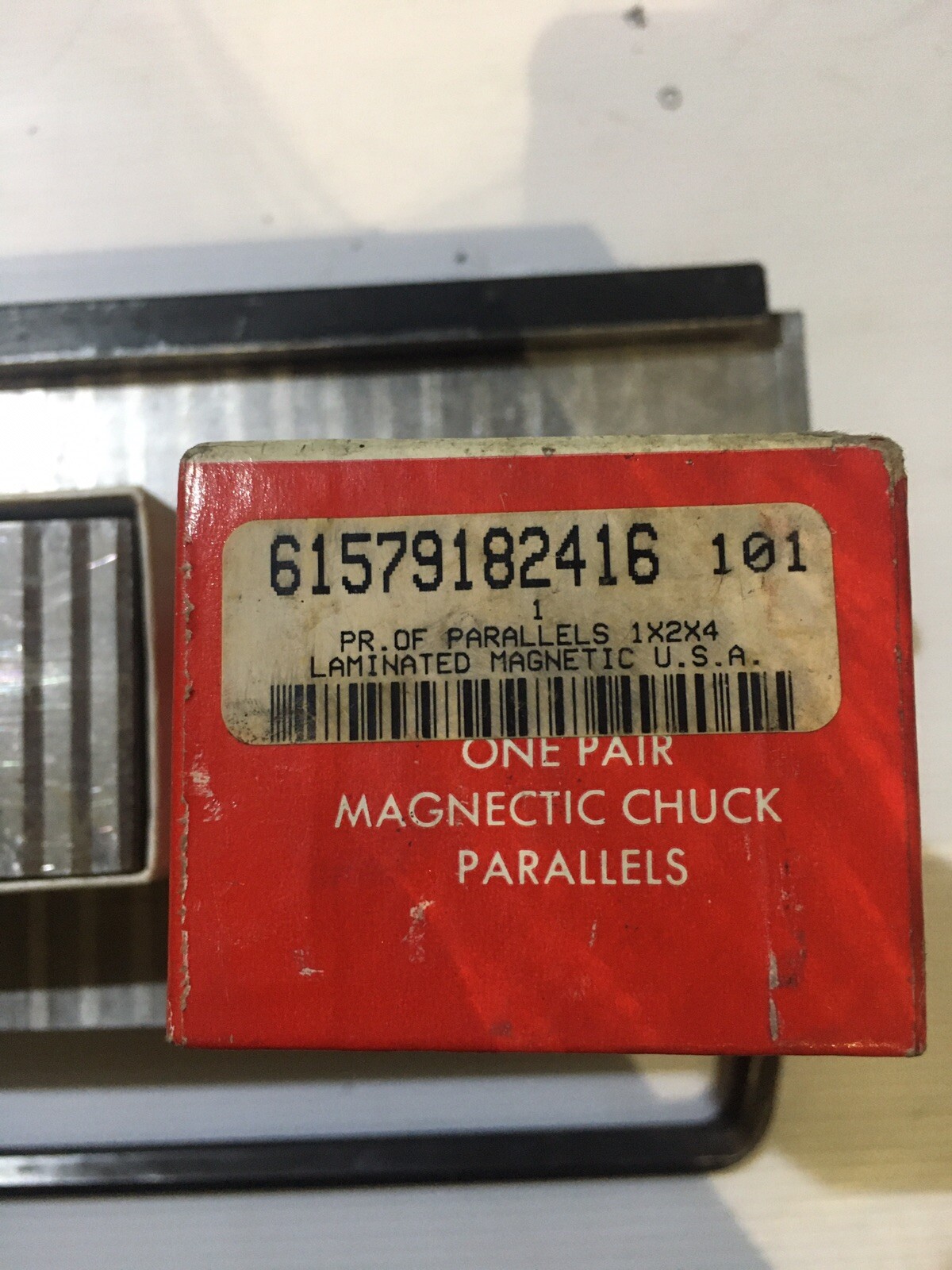 Suburban Tool MCB-510  10"x 5" Rectangular Permanent Magnetic Chuck W/ Extra set