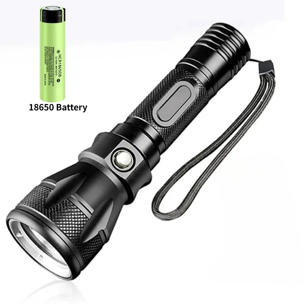 Professional LED Scuba Diving Flashlight Underwater Waterproof Dive Light Torch