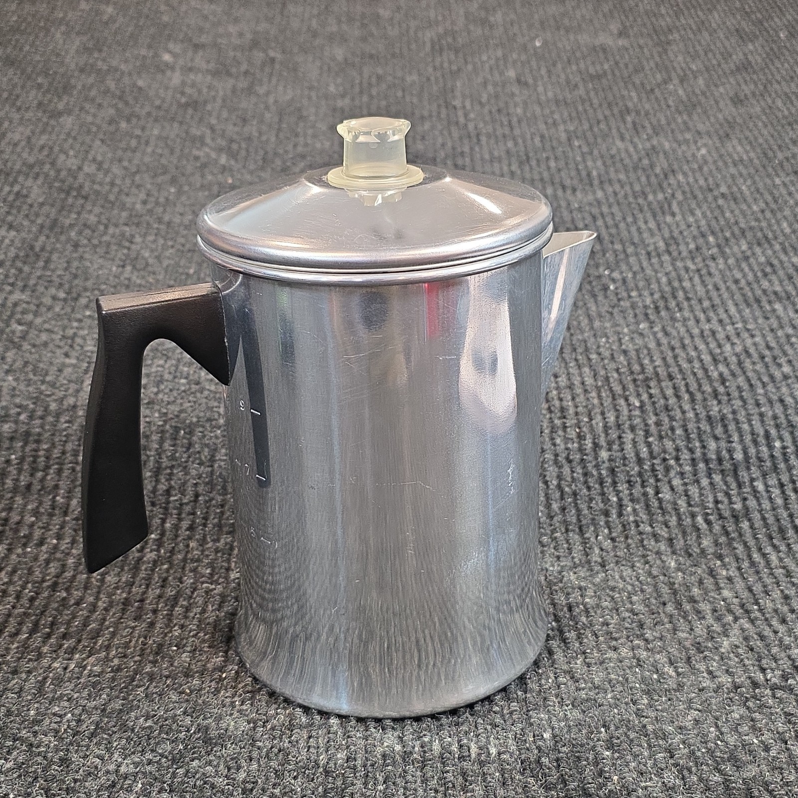 Vintage Aluminum Mirro Percolator Coffee Pot 9 Cup Stove Top or Camping USA