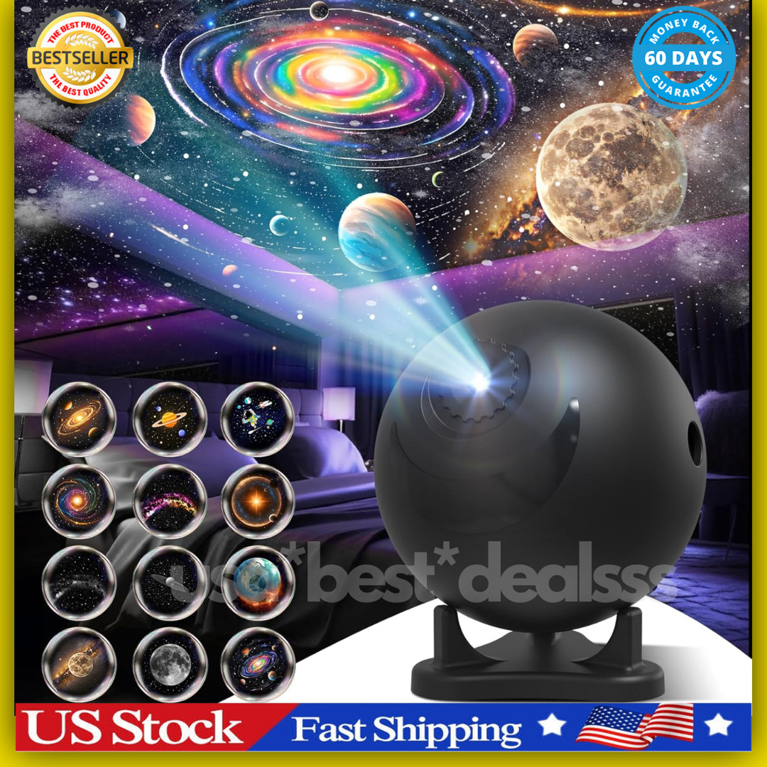 Galaxy Projector 13 in 1 Planetarium Star Projector Starry Night Light Nebula Us