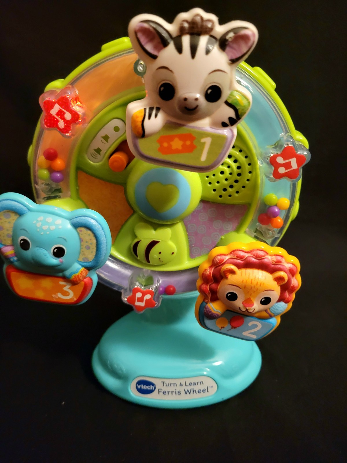 VTech Turn & Learn Ferris Wheel Educational Toddlers & Babies VIDEO! NICE!