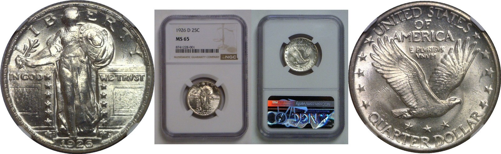 1926-D Standing Liberty Quarter NGC MS-65