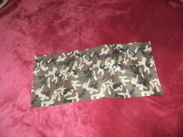 NECK GAITERS  /  WOODLAND CAMOUFLAGE STYLE - LG. 20 x 19 in. - NWT - UNISEX