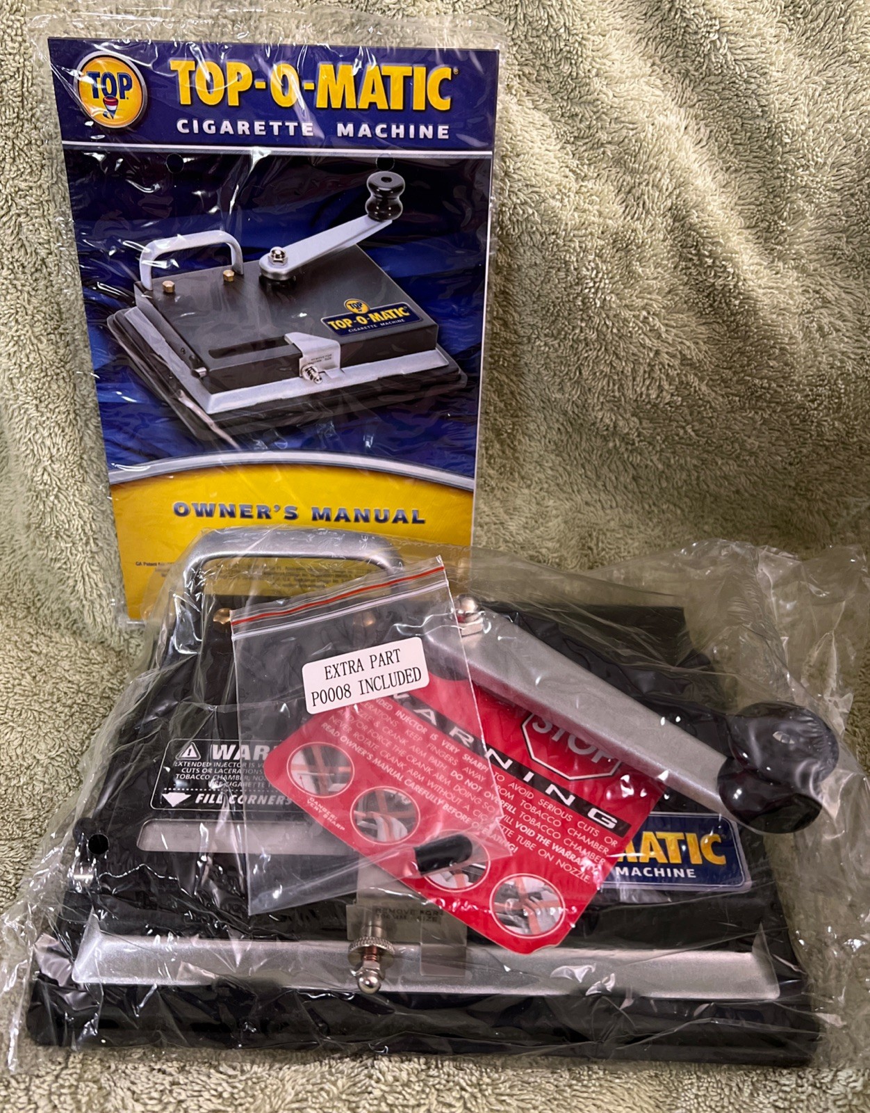 Top-O-Matic Cigarette Rolling Machine- Damaged Box- Opened & Never Used