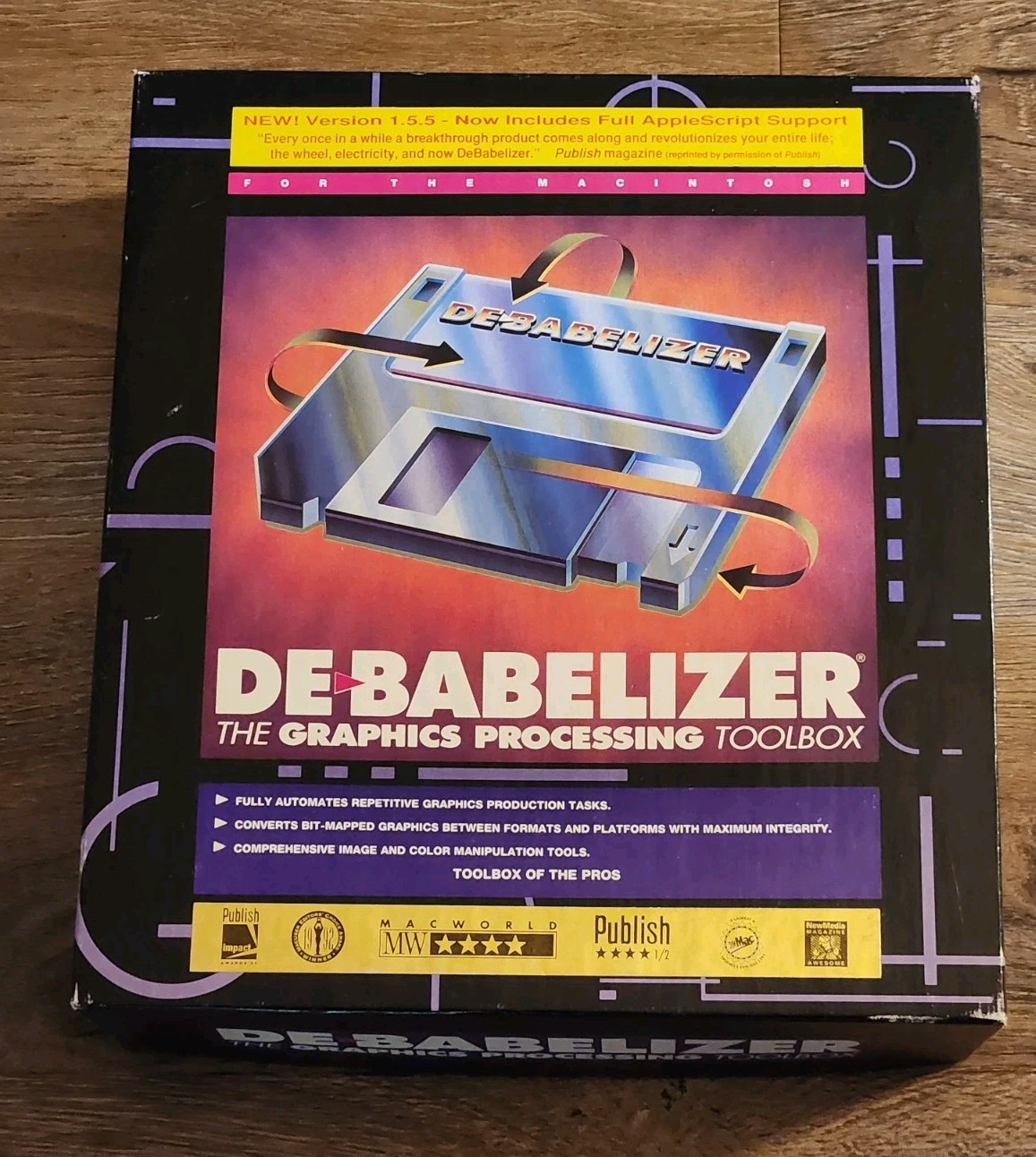 Vintage DeBabelizer Graphics Processing Toolbox Mac