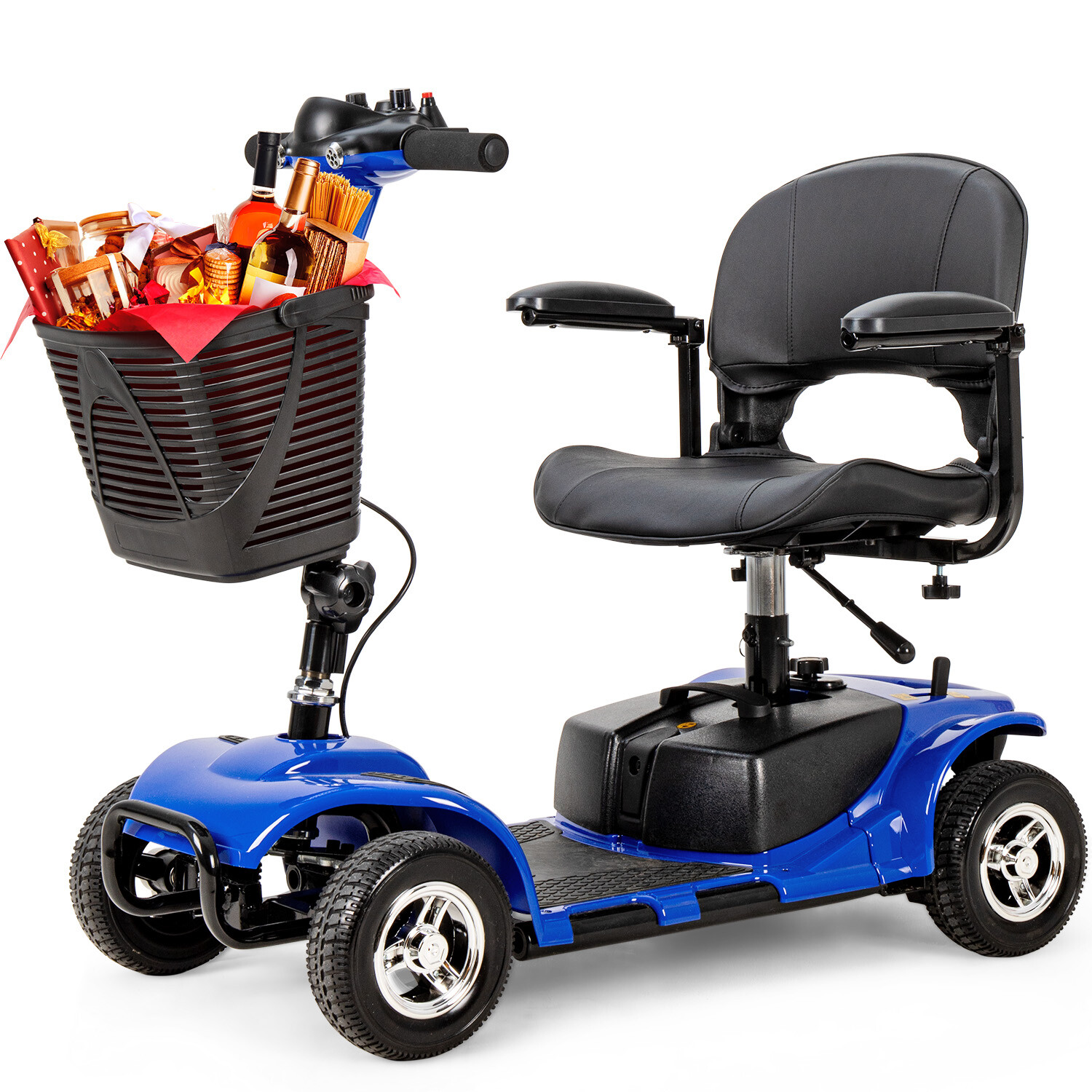 4 Wheels Mobility Scooter Power Heavy Duty Electric Wheelchairs For All Terrain