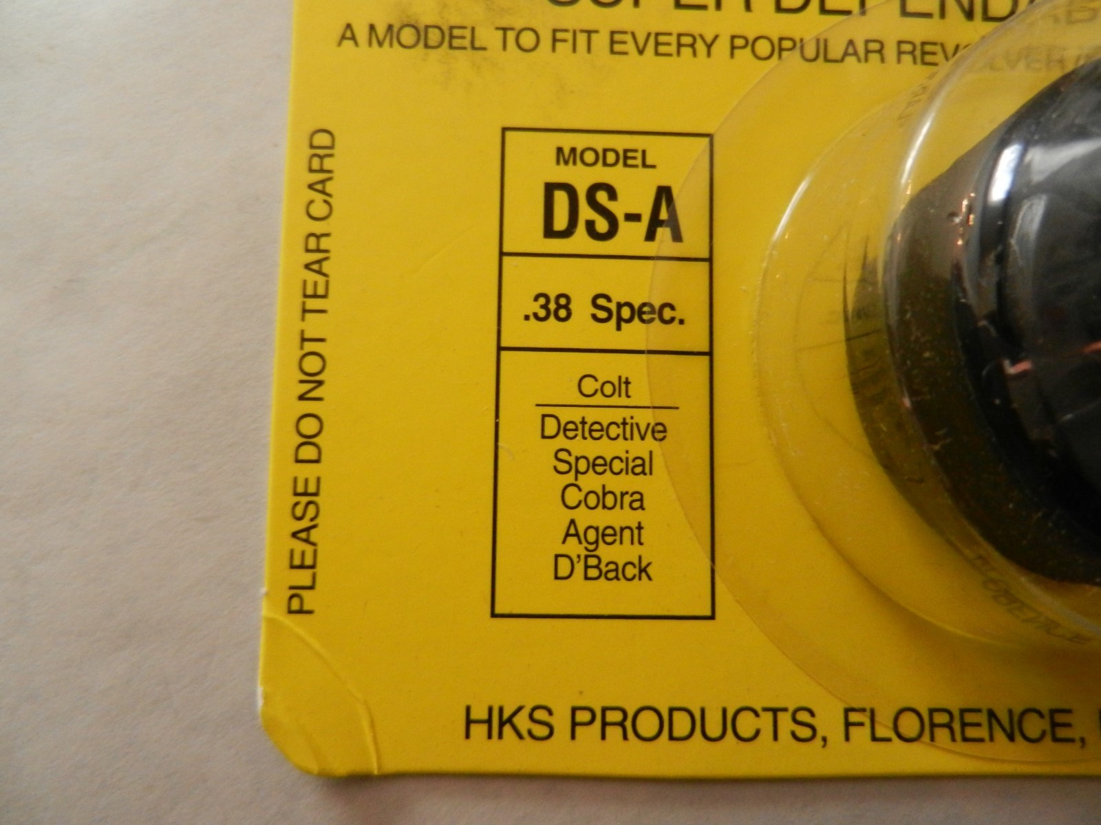 HKS Speedloader; DS-A; 6-Shot; 38 Spec; Fast & Dependable